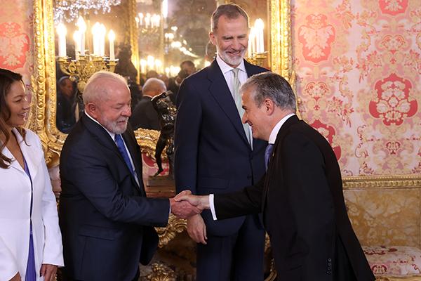 FUNIBER participa en la recepción del Rey de España a Lula da Silva, presidente de Brasil